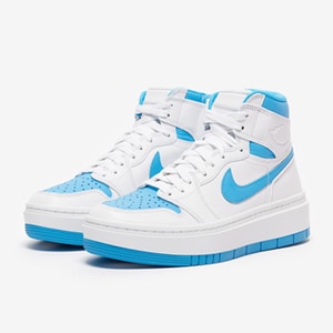 Nike air jordan 1 mid unc white powder blue hotsell