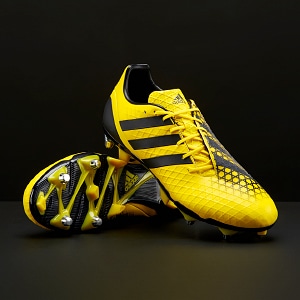 Rugby Boots - adidas Predator Incurza - Ground - Bright Black/Night Metallic | Pro:Direct Rugby