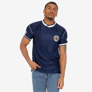Score Draw Retro Scotland 1998 World Cup Finals Shirt - Navy