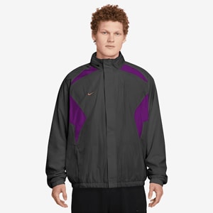 Nike windbreaker purple and black hotsell