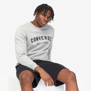 Converse GO-TO Wordmark Standard Fit Fleece Crew Sweatshirt | Pro:Direct Soccer