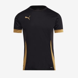 Puma teamGOAL 24 SS Shirt - Puma Black/Team Gold - Mens Football