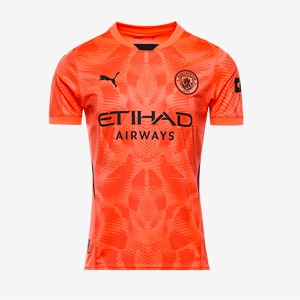 Puma Manchester City 24/25 SS GK Shirt - Neon Sun - Mens Replica | Pro ...