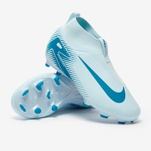 Nike Air Zoom Mercurial Superfly X Academy FG MG pour Enfant Bleu Glacier Bleu Orbite Chaussures de foot Enfant Pro Direct Soccer