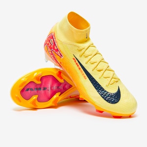 Nike Air Zoom Mercurial Superfly X Elite x Mbappe FG Orange Laser Cl Bleu Marine Arsenal Chaussures de foot Adulte Pro Direct Soccer