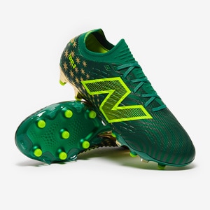 New Balance Furon 6 FG Sterling x Jamaica Edition Yellow Green Mens Boots Pro Direct Soccer