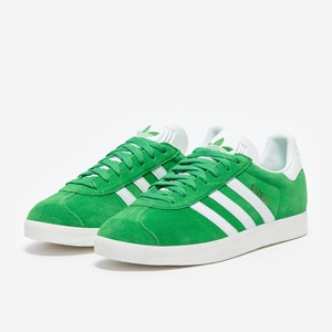 adidas Originals Gazelle Mineral Green Off White Cream White Trainers Mens Shoes