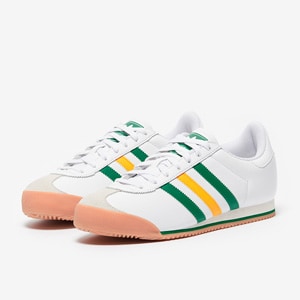 adidas Originals K 74 Ftw White Yellow Green Trainers Mens Shoes