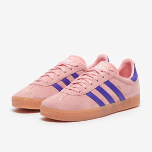 adidas Originals Gazelle pour Enfant plus age GS Semi Rose Etincelle Bleu Lucide Chaussures Fille Pro Direct Soccer