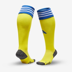 adidas Hashtag United FC 24/25 Home Socks Yellow/Royal Blue