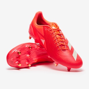 シューズ adidas Adults Adizero RS15 Pro FG Rugby adidas Adults Adizero RS15 Pro FG Rugby Boots - White