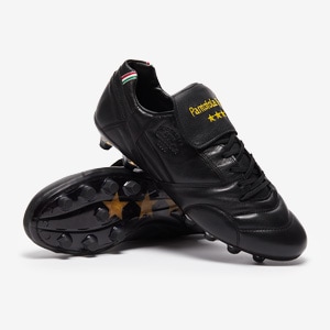 Pantofola Superleggera 2.0 FG Black Gold Raven Firm Ground Mens Boots Pro Direct Soccer