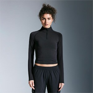 do New Space Womens Cropped 1/4 Zip | Pro:Direct Running