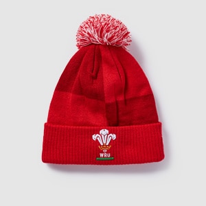 Macron Wales 25/26 Pom Pom Beanie | Pro:Direct Rugby