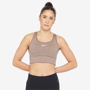 Sujetador deportivo Nike Swoosh Sujeción Media Pocket - Mink | Pro:Direct Soccer