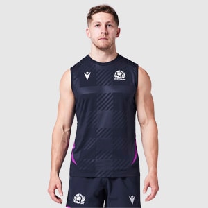 Macron Scotland 25/26 Training Poly Singlet | Pro:Direct Rugby