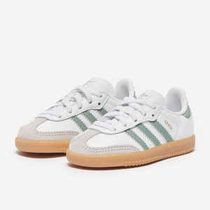 adidas Originals Samba OG pour Tout-Petit- Blanc Ftw/Vert | Pro:Direct Soccer