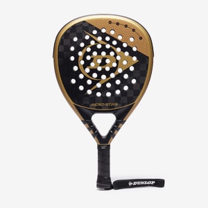 Dunlop Aero-Star Padel Racket - Black/Gold - Adult Padel Rackets