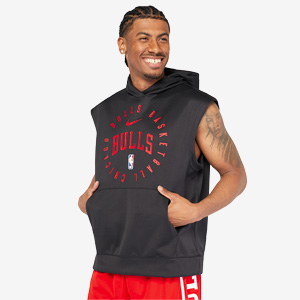 Nike NBA Chicago Bulls NBA Dri-FIT Sleeveless Spotlight Hoodie | Pro:Direct Basketball