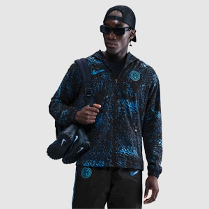 Niker Inter Milan 25/26 Woven Jacket - Lyon Blue/Black/Chlorine