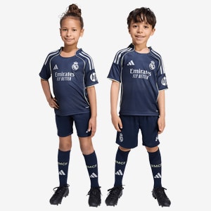 adidas Real Madrid 25/26 Kleine Kinder Auswärtsset | Pro:Direct Soccer