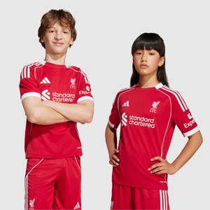 【希少サイズ8ＸＬ】adidas Liverpool FC シャツ リバプール adidas Liverpool 25/26 Kids Home Shirt - Strawberry Red