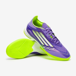 ぶり adidas F50 Pro Indoor - Purple Rush/Ftwr White/Lucid Lemon - Adult