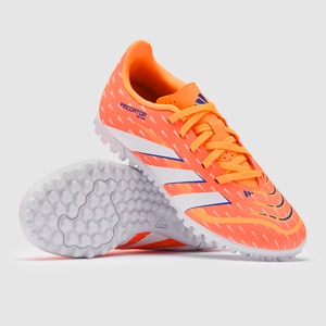 adidas Kids Predator Club Turf - Signal Coral/Ftwr White