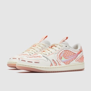 Air Jordan Womens 1 Low - Summit White/Red Sepia/Desert