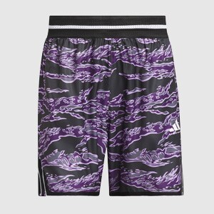 adidas Crazylite AOP Shorts -  Aurora Plum/Black | Pro:Direct Basketball