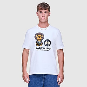 adidas Originals x BAPE Shirt - Shock Blue - Mens Clothing