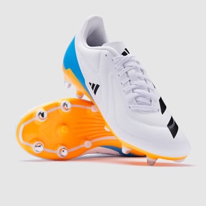 adidas RS-15 SG Rugby Boots- Lucid Aquamarine/Lucid Tangerine | Pro:Direct Rugby