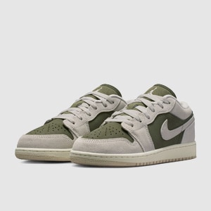 Air Jordan 1 Low SE Older Kids (GS) - Medium Olive/Lt Orewood | Pro:Direct Basketball