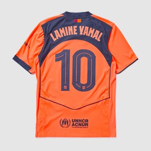 Nike FC Barcelona 25/26 Match Third Shirt with Lamine Yamal 10 | Pro:Direct Soccer