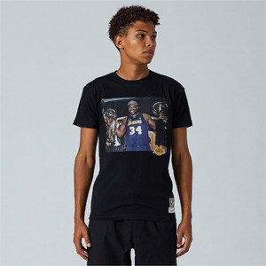 Mitchell & Ness NBA Shaquille O'Neal Los Angeles Lakers Tee | Pro:Direct Basketball