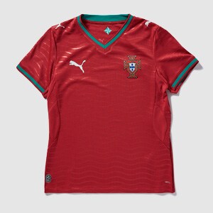Puma Portugal 2026 Womens Home Shirt - Club Red/Green Lagoon | Pro:Direct Soccer
