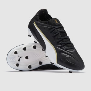Puma King 20 Ultimate FG/AG - Puma Black/Puma White/Puma Gold | Pro:Direct Soccer