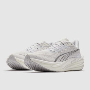 Puma Womens Deviate Nitro 4 - PUMA White/Feather Gray | Pro:Direct Running