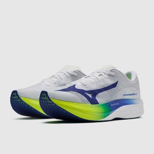 Mizuno HYPERWARP ELITE - White/Lightning Yellow/Dazzling Blue | Pro:Direct Running