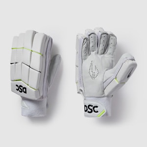 DSC Xlite 4.0 LH Batting Gloves - White/Black | Pro:Direct Cricket
