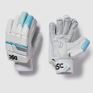 DSC Cynos 44 LH Batting Gloves - White/Purple | Pro:Direct Cricket