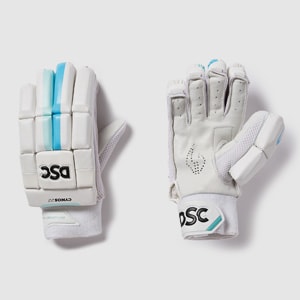 DSC Cynos 22 RH Batting Gloves - White/Purple | Pro:Direct Cricket