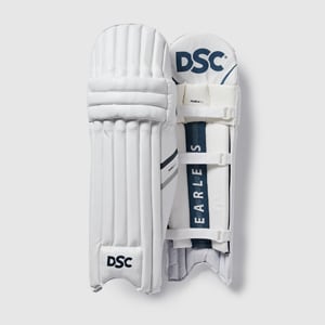 DSC Pearla X4 RH Batting Pads - White/Black | Pro:Direct Cricket