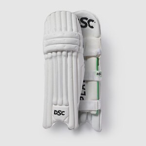 DSC Split Players RH Batting Pads - White/Green | Pro:Direct Cricket