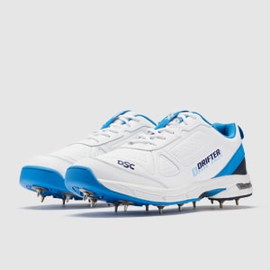 DSC Drifter Turf Shoes - White/Blue | Pro:Direct Cricket