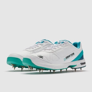 DSC Drifter Turf Shoes - White/Cyan | Pro:Direct Cricket