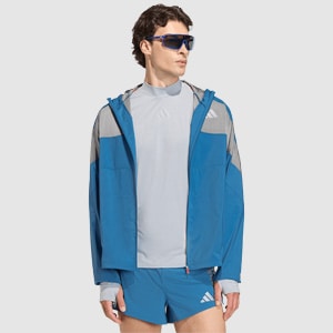 adidas adizero Ekiden Jacket - Dusky Ink/Matte Silver | Pro:Direct Running