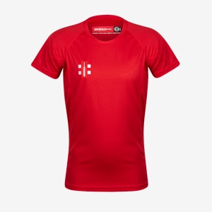 Gray-Nicolls Red Matrix Junior Tee Shirt | Pro:Direct Cricket