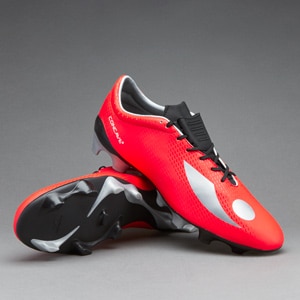 Concave Volt 1.0 FG Mens Soccer Cleats Firm Ground Red Grey