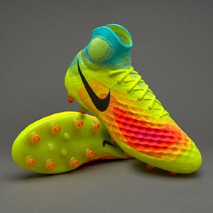 Nike Magista Obra II AG - Soccer Cleats - Artificial Grass - Volt/Black/Total Orange